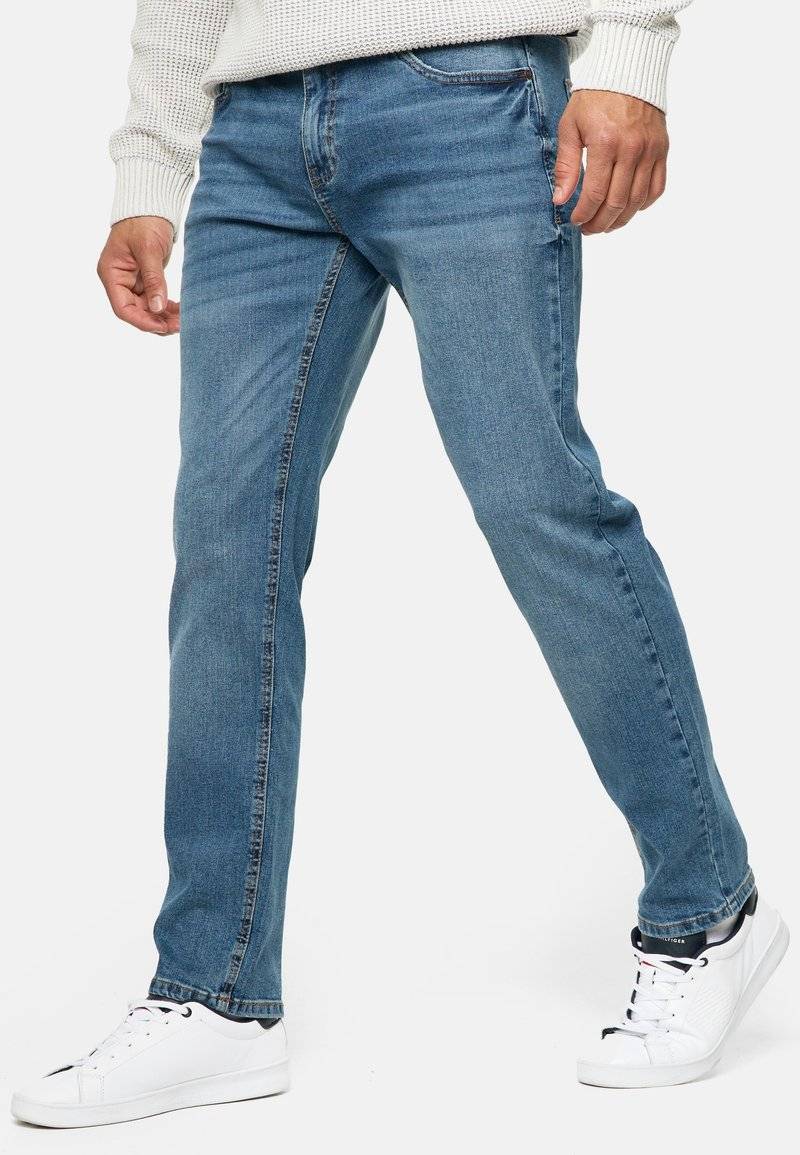 INDICODE JEANS INDICODE JEANS INSANTINO - Straight leg jeans - medium dark cloud Nur noch ein Tag übrig