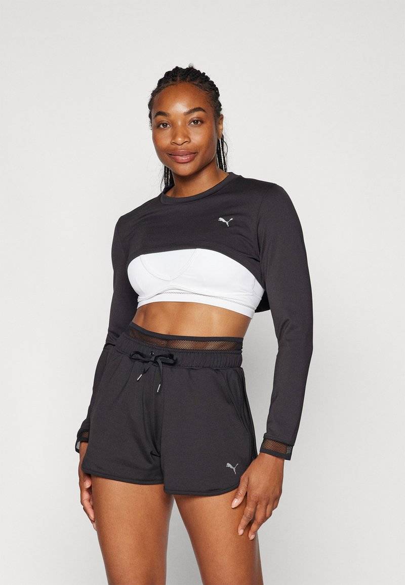 Puma Puma PAMELA REIF CROPPED - Long sleeved top - black Black Friday