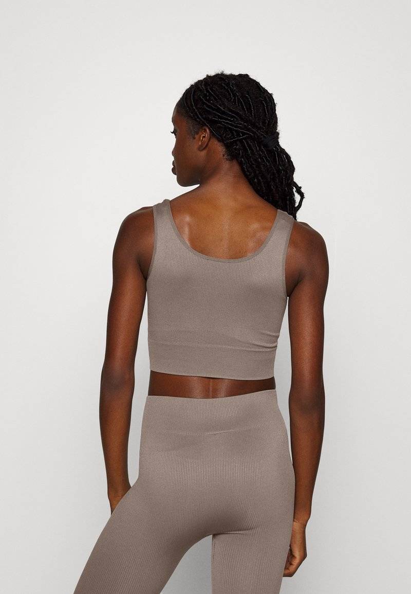 ONLY Play ONLY Play ONPJAIA LIFE SEAM SHORT - Top - brown Lagerräumung