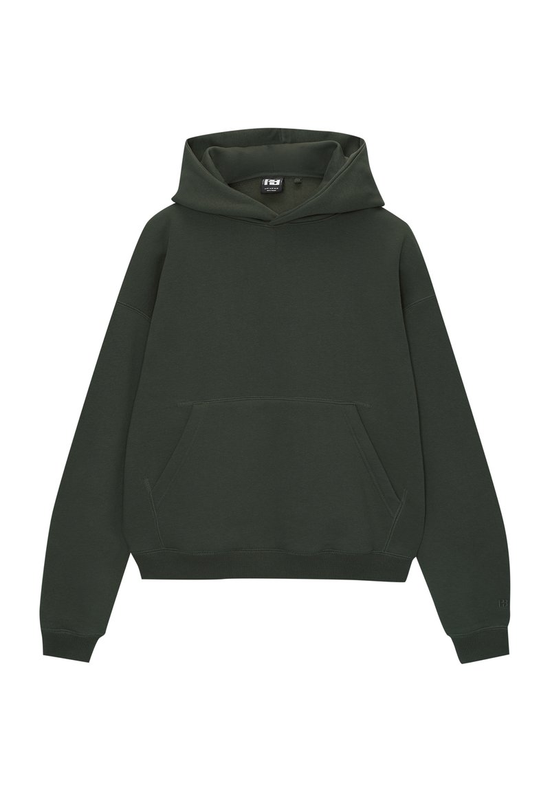 PULL&BEAR PULL&BEAR BOXY - Hoodie - dark green Riesige Ersparnisse
