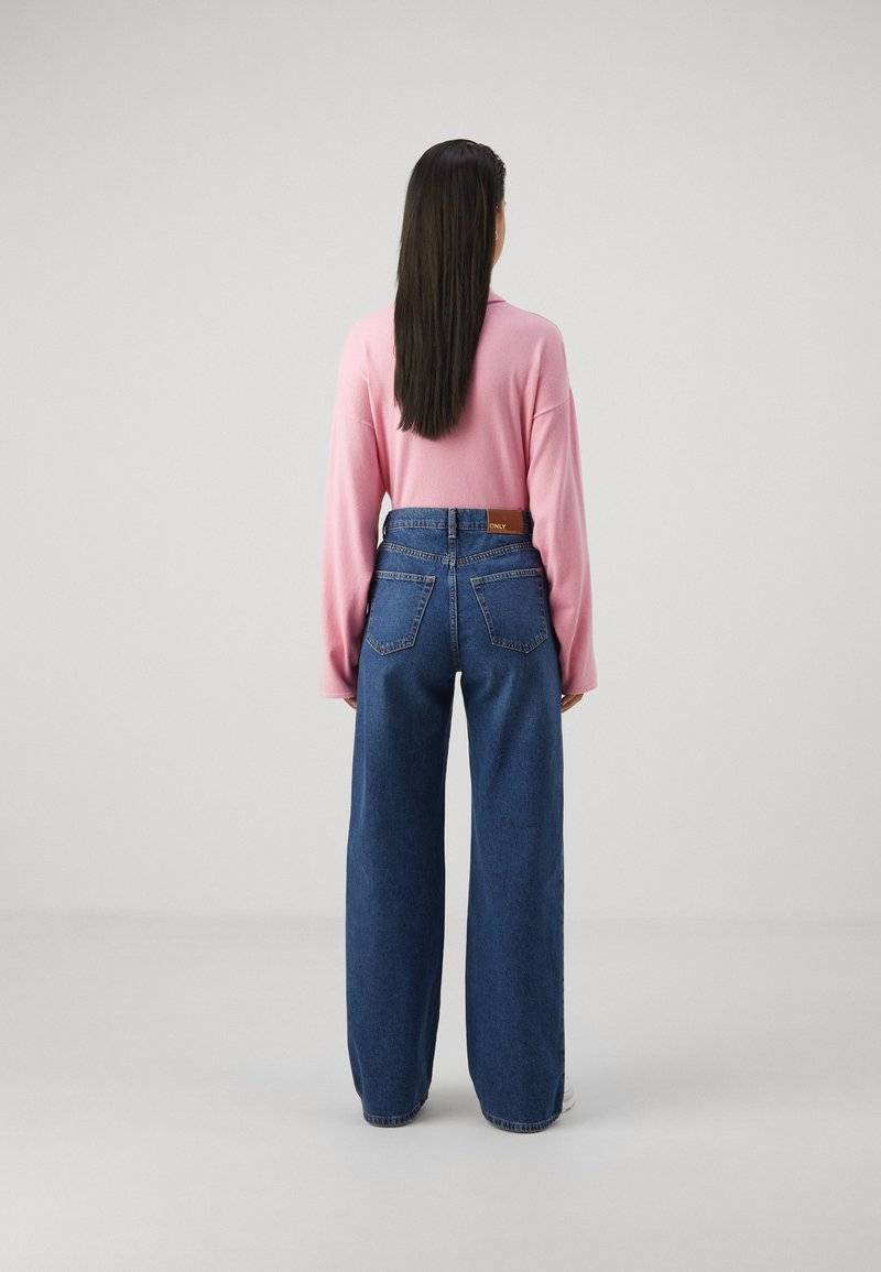 ONLY ONLY ONLHOPE LIFE WIDE - Relaxed fit jeans - medium blue denim JETZT KAUFEN