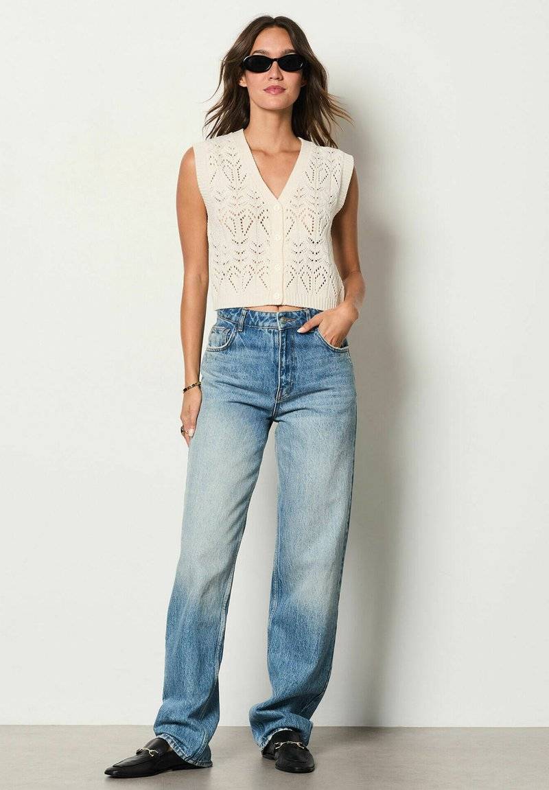 Etam Etam FOLIO - Waistcoat - ecru Letzte 2 Tage