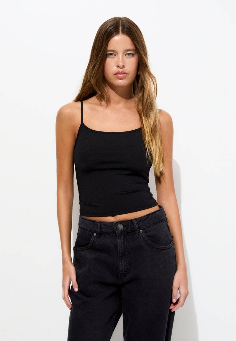 PULL&BEAR PULL&BEAR STRAPPY PACK OF 2 - Top - white Vierteljährliche Förderung