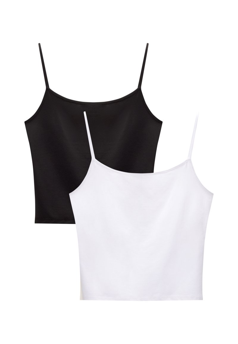 PULL&BEAR PULL&BEAR STRAPPY PACK OF 2 - Top - white Vierteljährliche Förderung