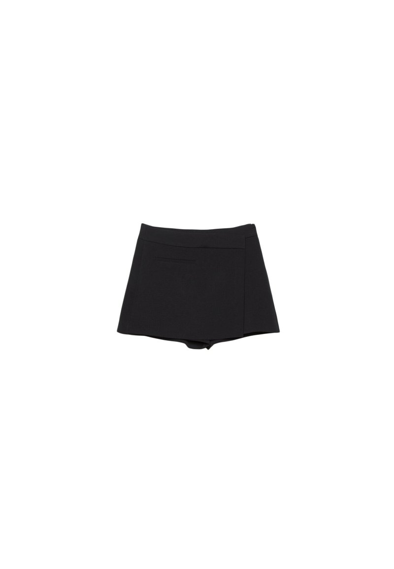 Stradivarius Stradivarius A-line skirt - black Super Rabatt
