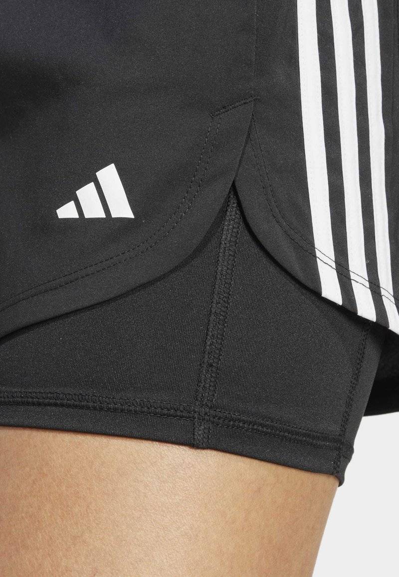 adidas Performance adidas Performance PACER 3-STRIPES WOVEN - Sports shorts - black Black Friday Preise