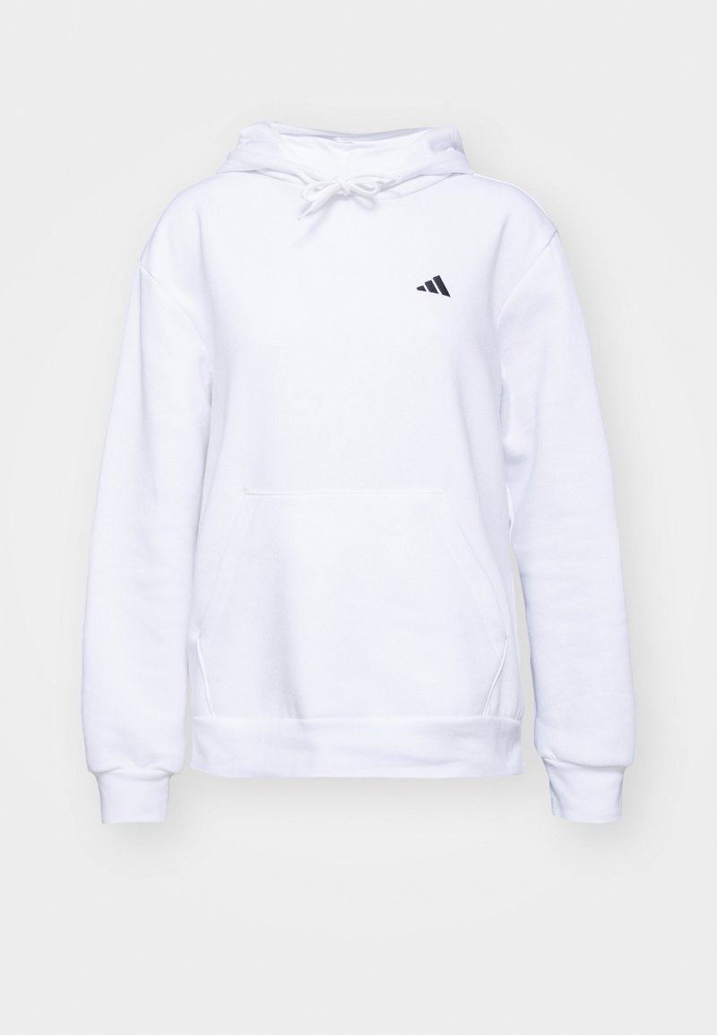 adidas Sportswear adidas Sportswear ESSENTIALS SMALL LOGO FEEL COZY HOODIE - Hoodie - white 50% Rabatt für begrenzte Zeit