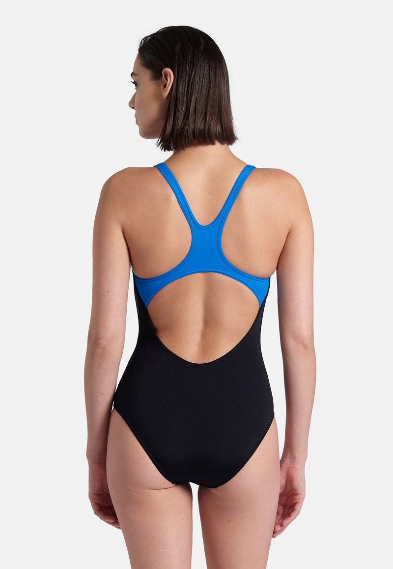 Arena Arena REFLECTING - Swimsuit - black blue river Rabatte dieses Monats