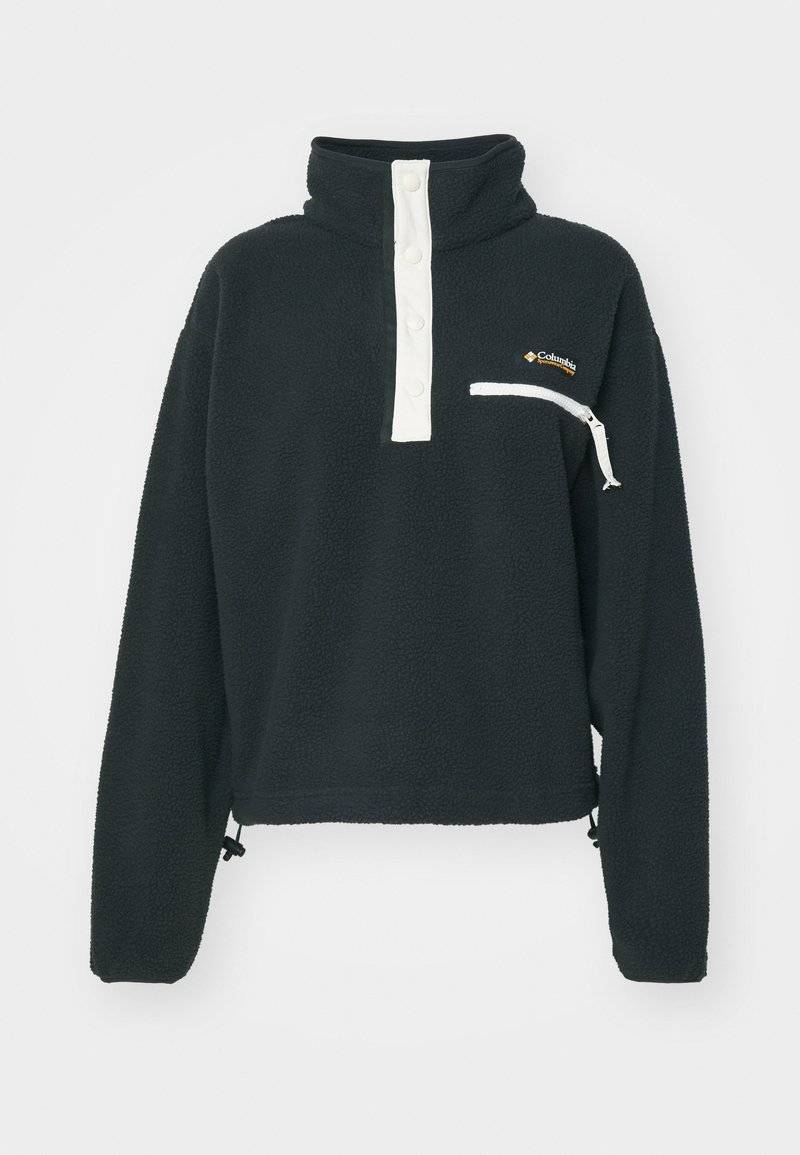 Columbia Columbia HELVETIA™ CROPPED HALF SNAP - Fleece jumper - black Kostenloser Versand