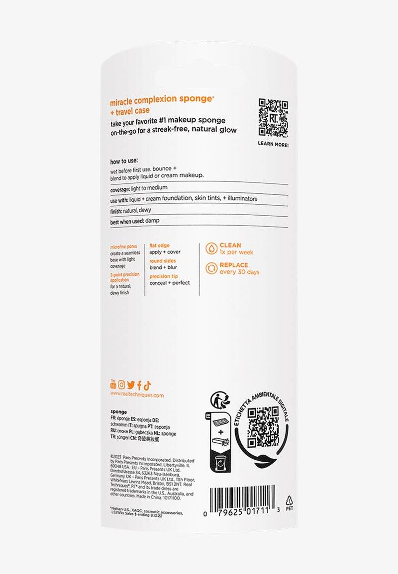 Real Techniques Real Techniques MIRACLE COMPLEXION SPONGE + CASE - Makeup sponges & blenders Top Angebot