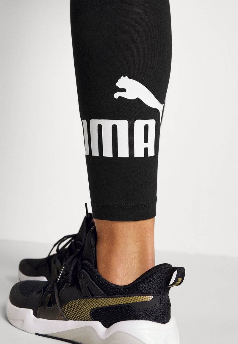 Puma Puma LOGO LEGGINGS - Leggings - black Bis zu 60% Rabatt