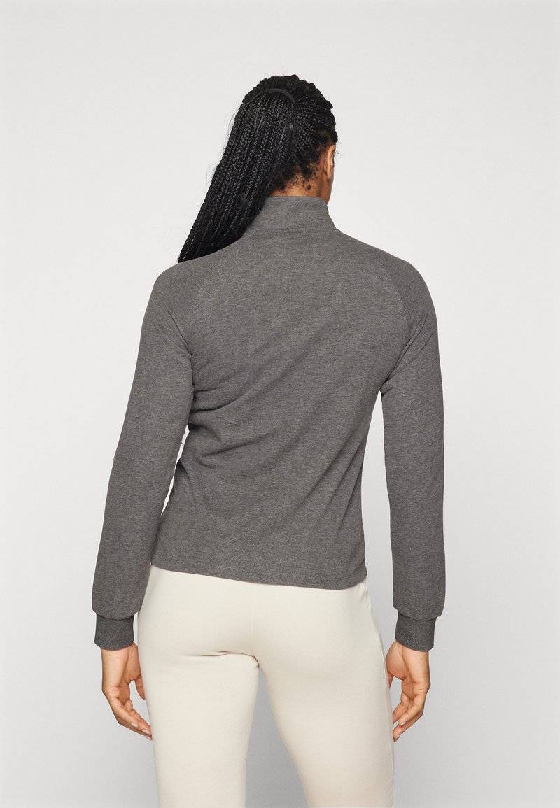 ONLY Play ONLY Play ONPMELINA ZIP - Zip-up sweatshirt - dark grey melange Discount Store für neue Produkte