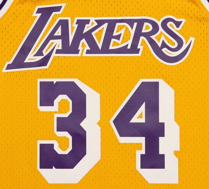 Mitchell & Ness Mitchell & Ness Swingman Los Angeles Lakers - Shaquille O'Neal - NBA jersey - light gold 50% Rabatt mit kostenlosem Versand