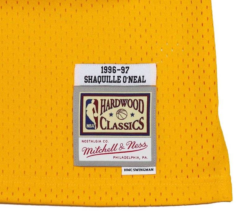 Mitchell & Ness Mitchell & Ness Swingman Los Angeles Lakers - Shaquille O'Neal - NBA jersey - light gold 50% Rabatt mit kostenlosem Versand