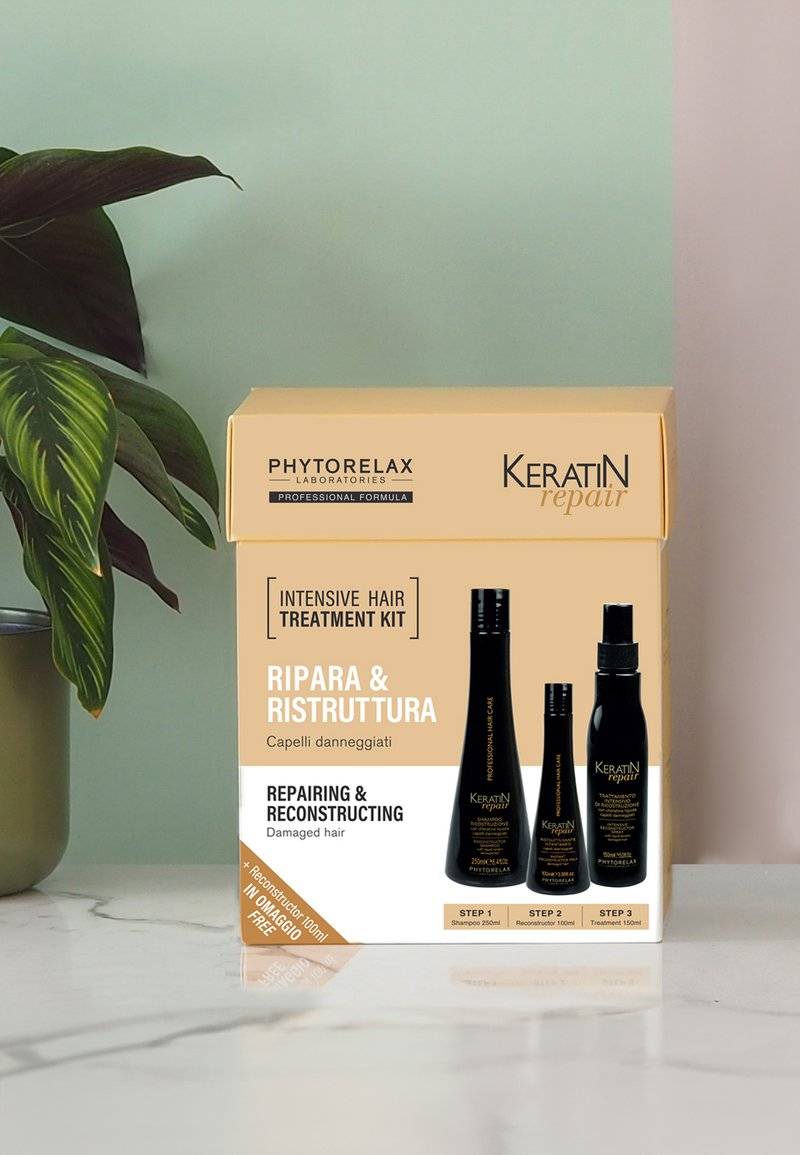 Phytorelax Phytorelax KERATIN REPAIRING AND RECONSTRUCTING TREATMENT KIT (REPAIR SH - Hair set - not defined 50% Rabatt für begrenzte Zeit