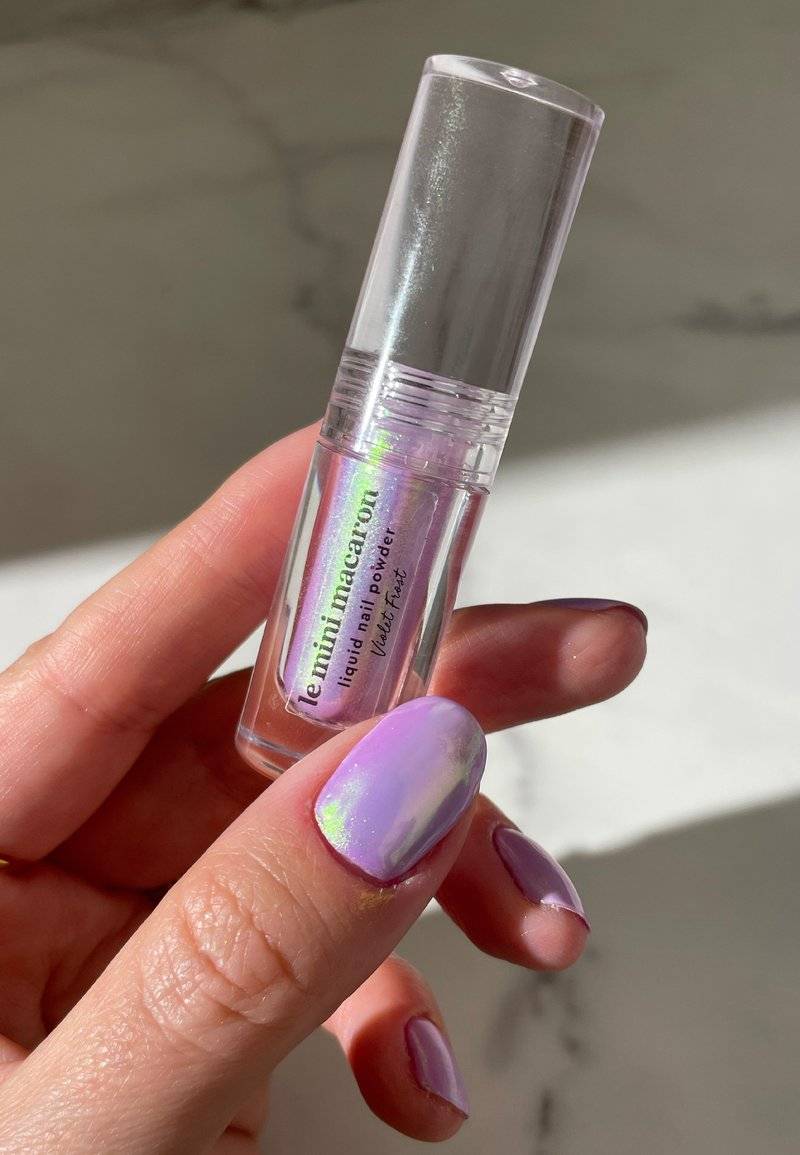 Le Mini Macaron Le Mini Macaron LIQUID NAIL POWDER - Nail polish - violet frost Fabrikverkauf