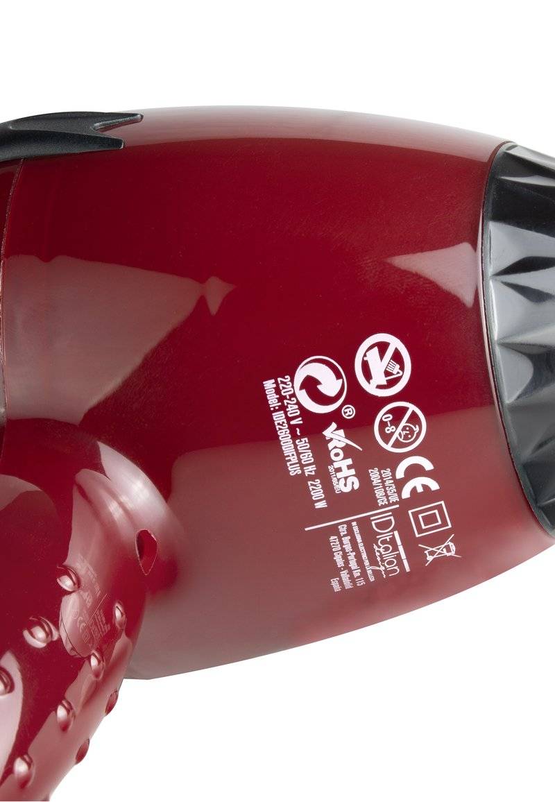 Italian Design Italian Design ELECTRICAL ITEMS GTI 2600 DRYER FORCE PLUS - Hair Styling Tool - red Fabrikpreis