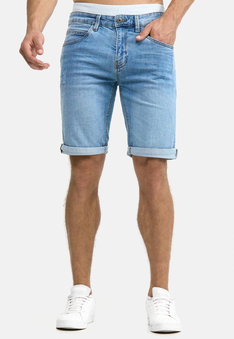 INDICODE JEANS INDICODE JEANS INCADEN - Denim shorts - blue