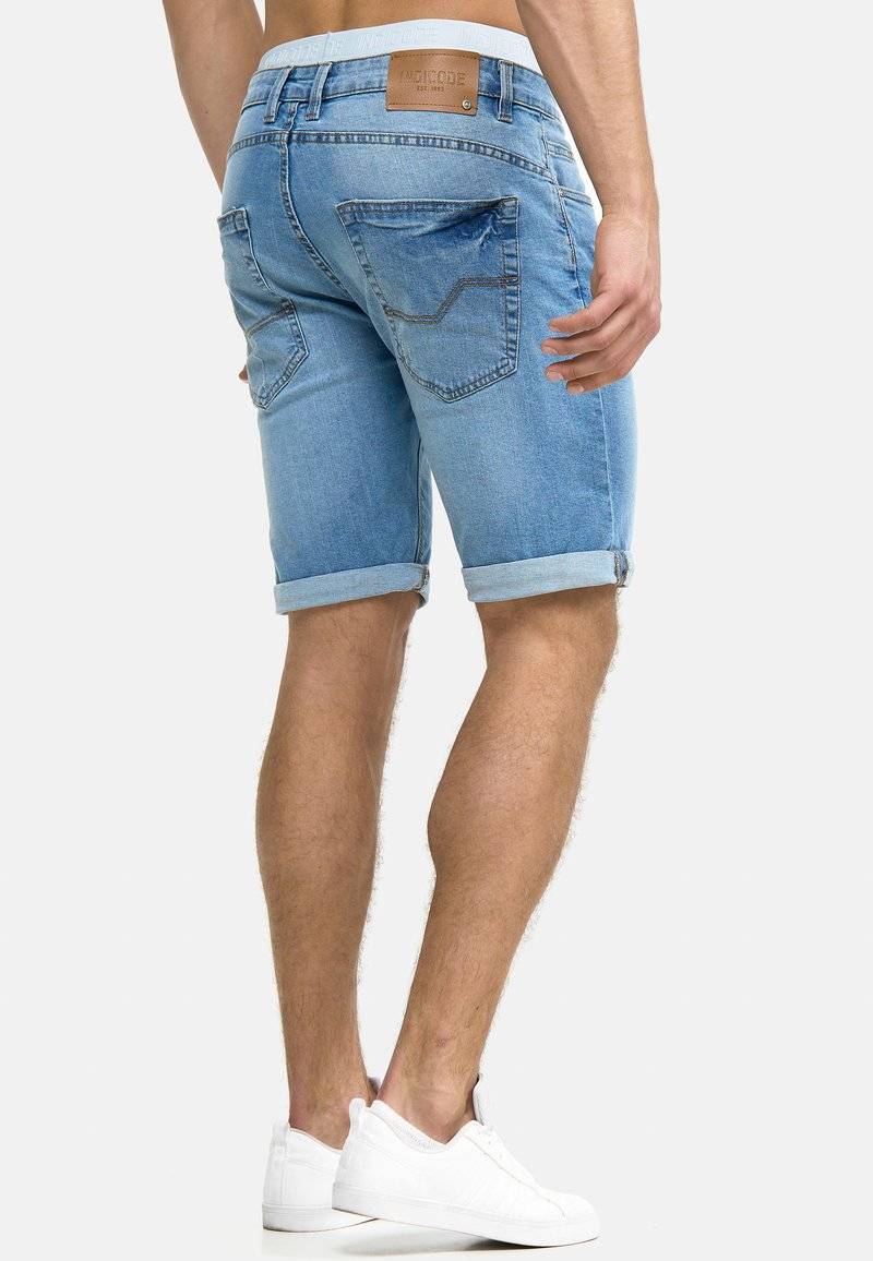 INDICODE JEANS INDICODE JEANS INCADEN - Denim shorts - blue Zeitlich begrenztes Angebot