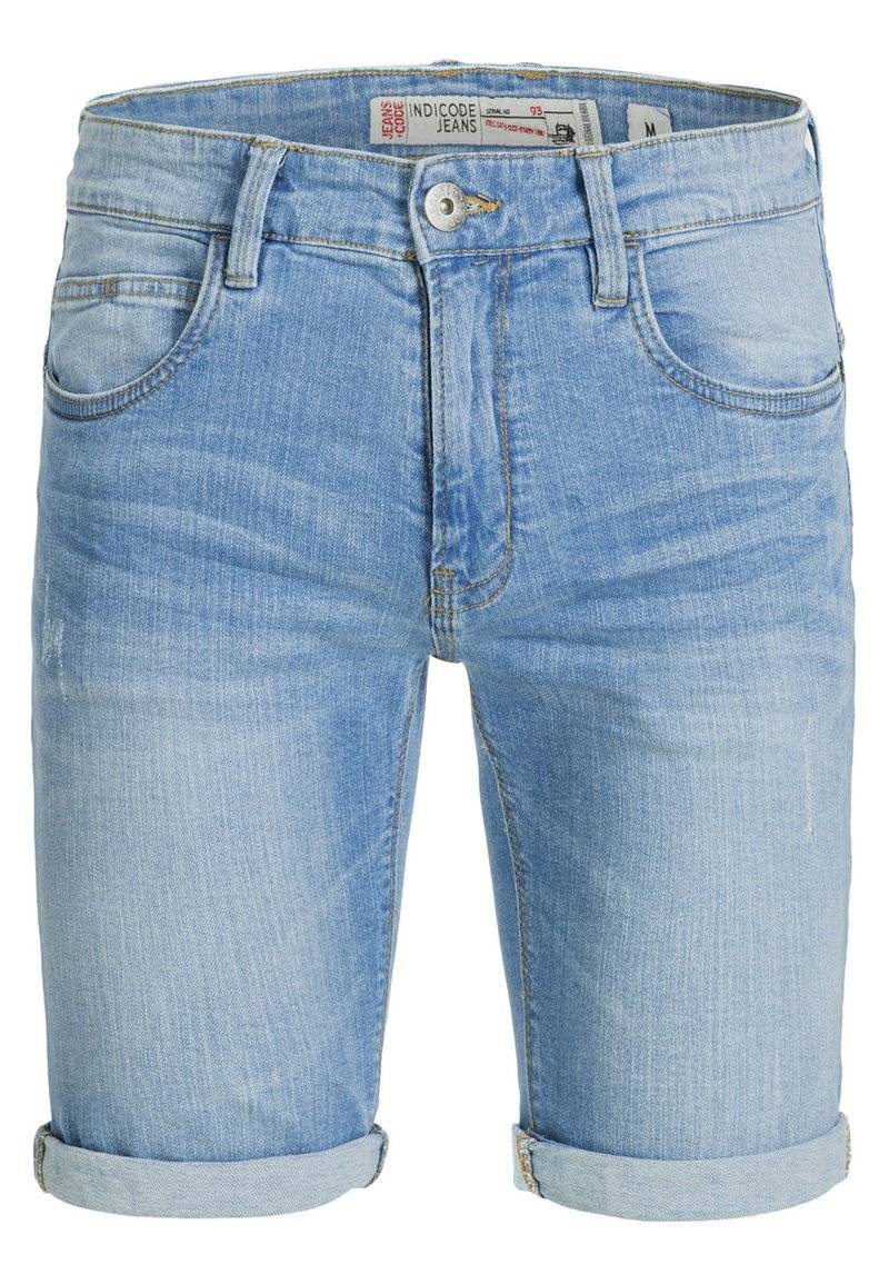 INDICODE JEANS INDICODE JEANS INCADEN - Denim shorts - blue Zeitlich begrenztes Angebot