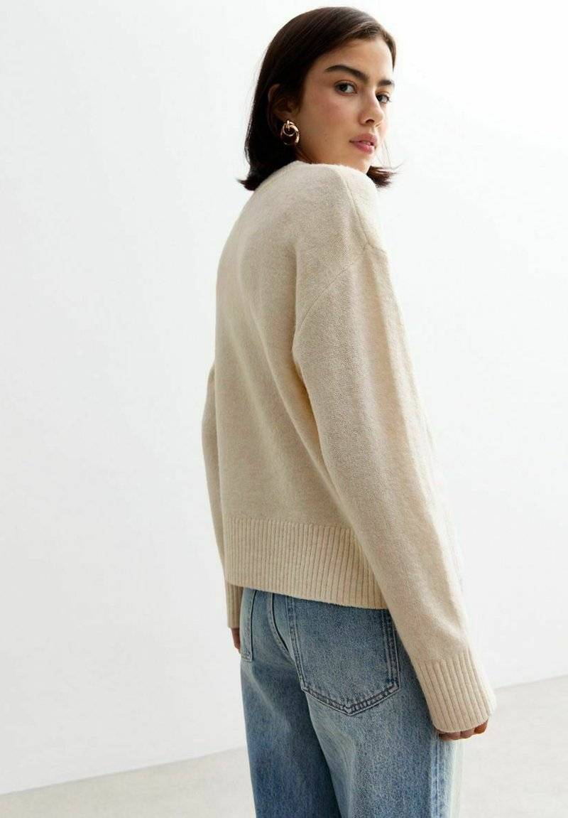 New Look New Look CREW NECK - Jumper - off white VIP-Rabatte