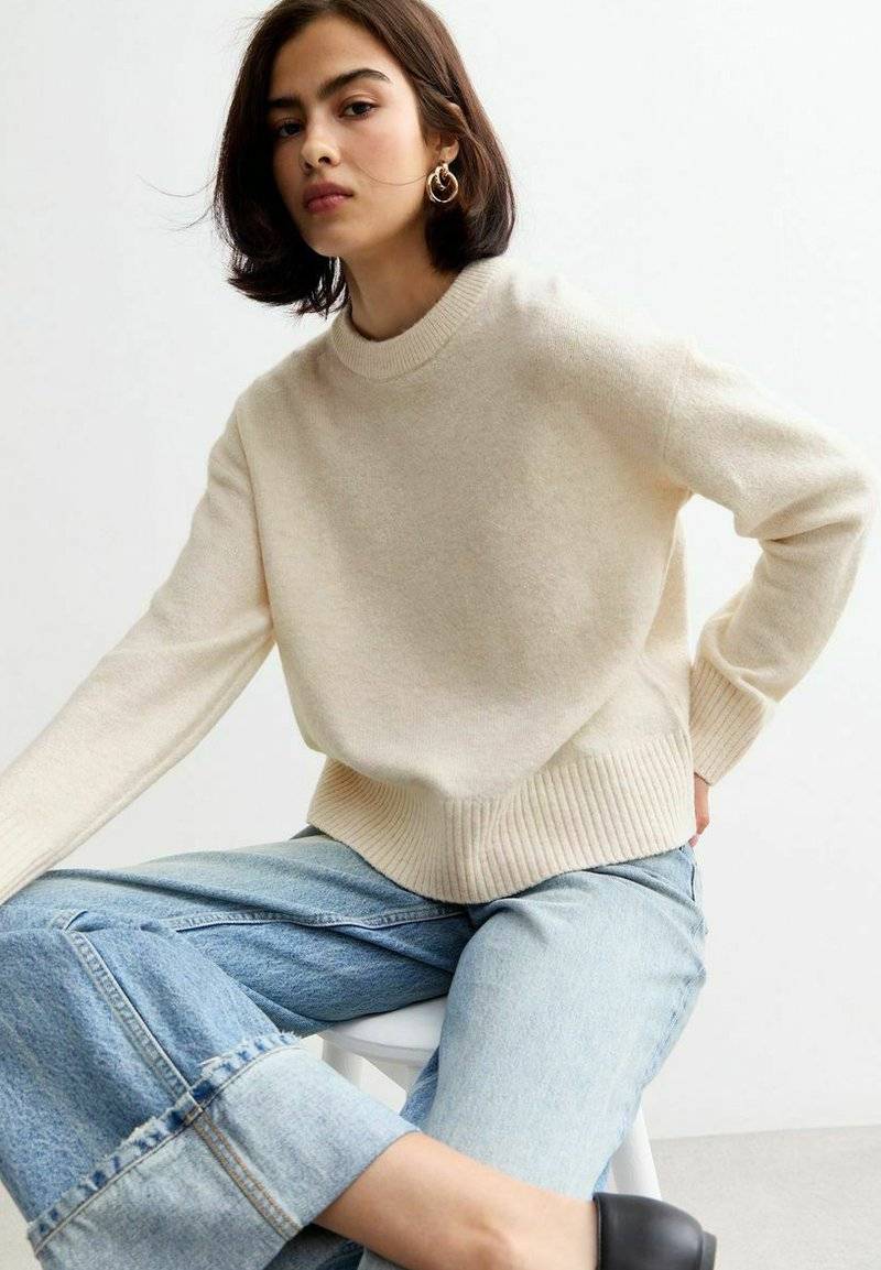 New Look New Look CREW NECK - Jumper - off white VIP-Rabatte