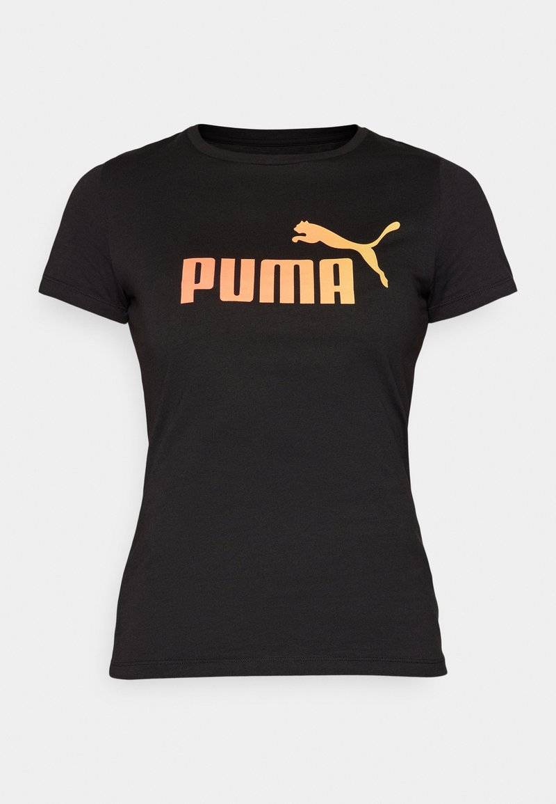 Puma Puma SUMMER SPORTS TEE - Print T-shirt - black Vierteljährliche Förderung