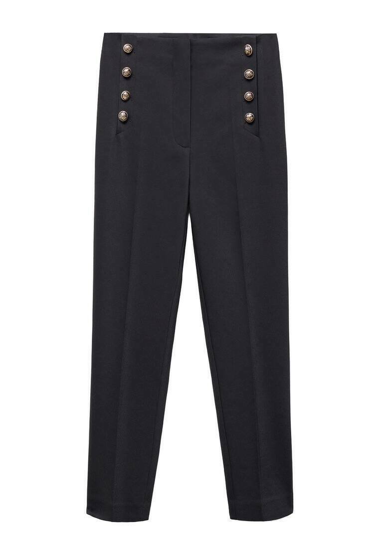 Mango Mango Chinos - black Muttertagsangebot