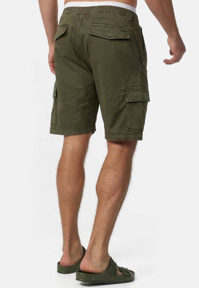 INDICODE JEANS INDICODE JEANS KINNAIRD - Shorts - army Lagerräumung