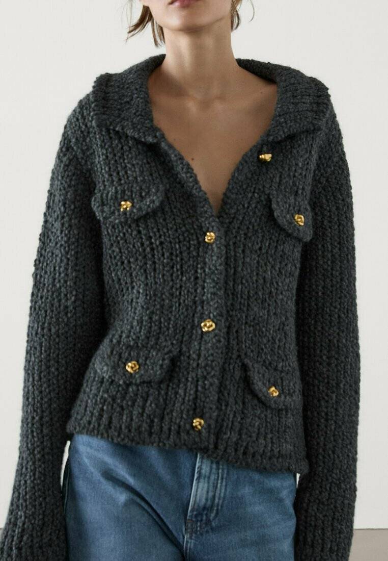 Massimo Dutti Massimo Dutti Cardigan - grey Neuheiten