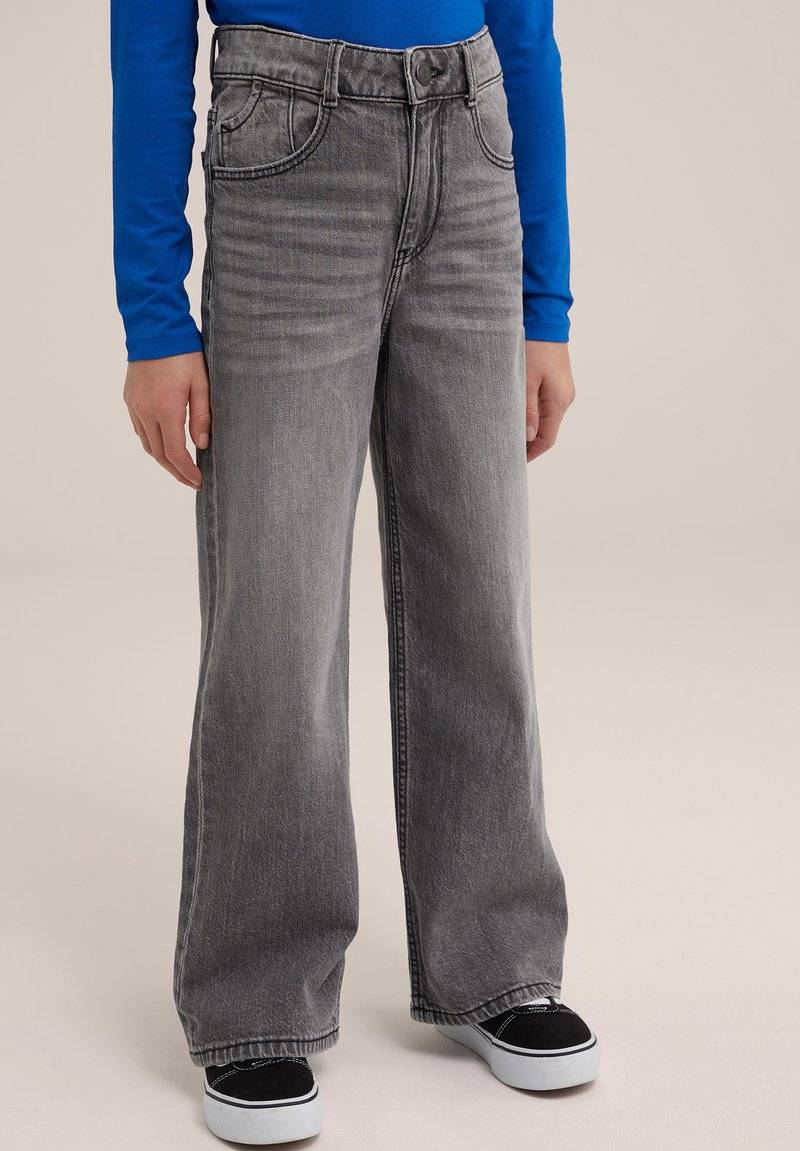 WE Fashion WE Fashion BLUE RIDGE - Flared Jeans - grey Saisonale Angebote
