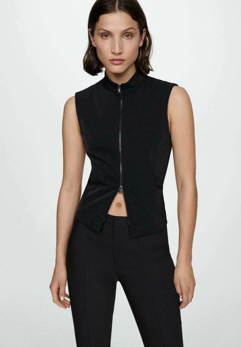 Mango Mango MALU-H - Trousers - noir Räumungsverkauf