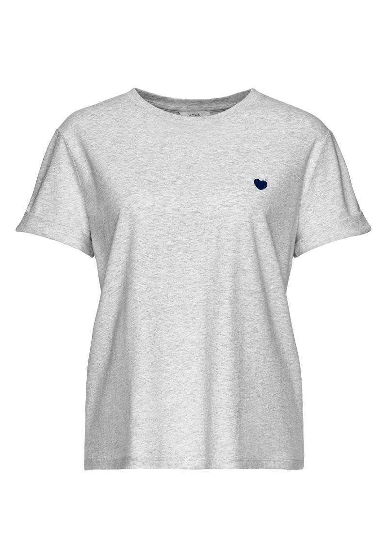 Opus Opus SERZ - Basic T-shirt - grey Sonderangebote