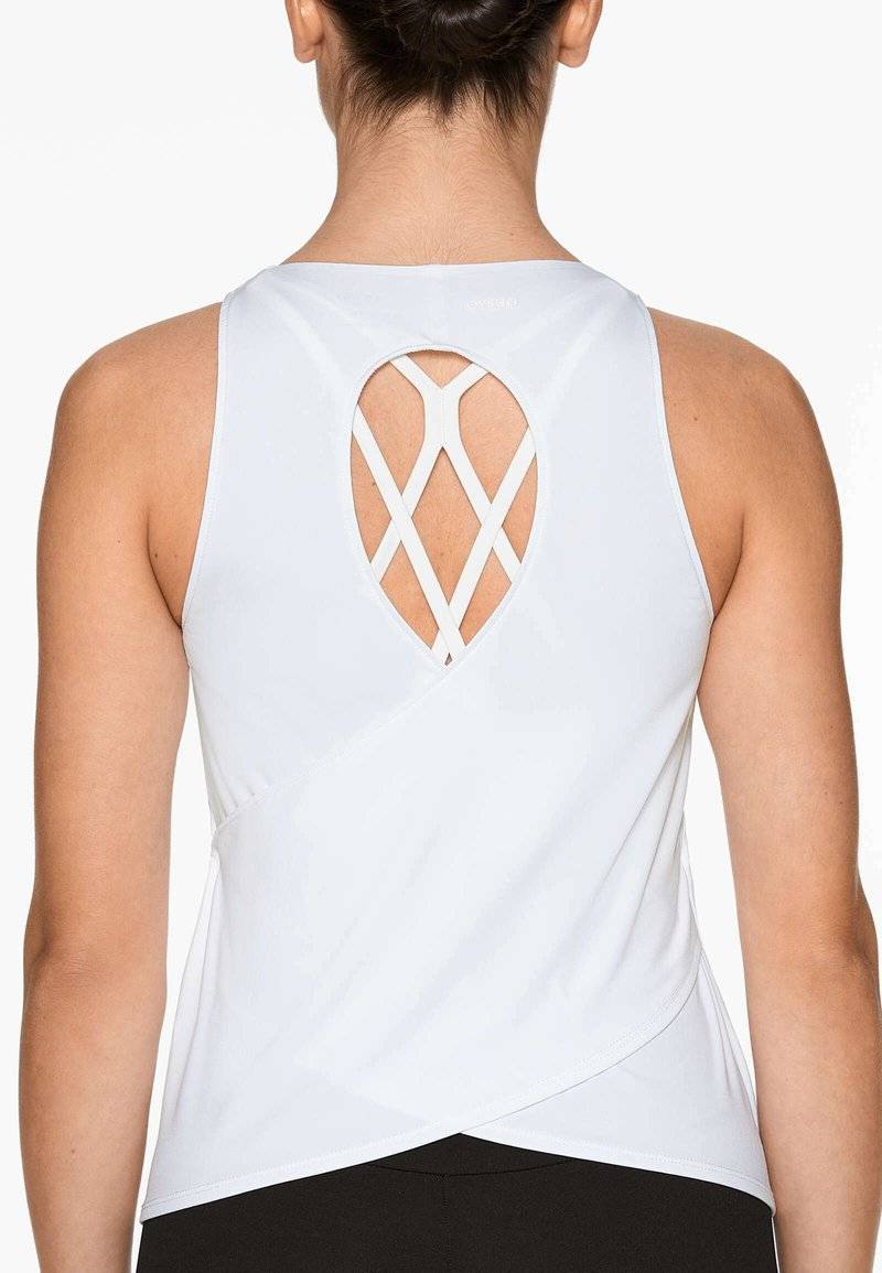 OYSHO OYSHO COMFORTLUX CROSS BACK - Top - white Im Verkauf