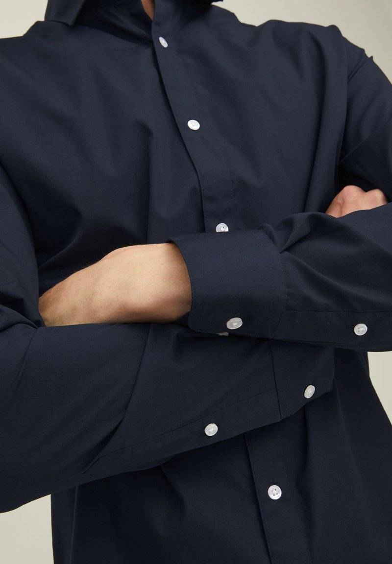 Jack & Jones Jack & Jones JJJOE SHIRT PLAIN - Formal shirt - navy blazer Lagerräumung