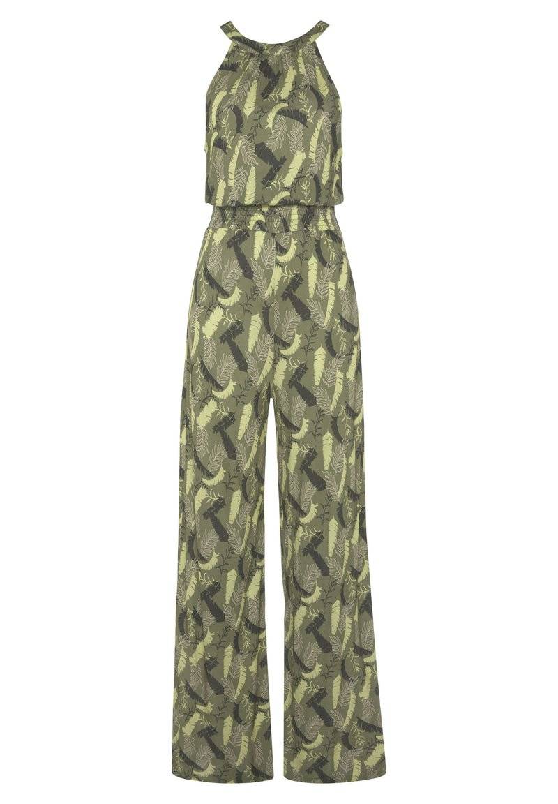 s.Oliver s.Oliver OVERALL - Jumpsuit - grün bedruckt Neueste Mode