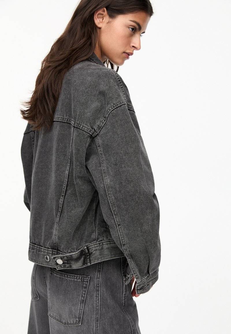 PULL&BEAR PULL&BEAR Denim jacket - grey Zeitlich begrenztes Angebot