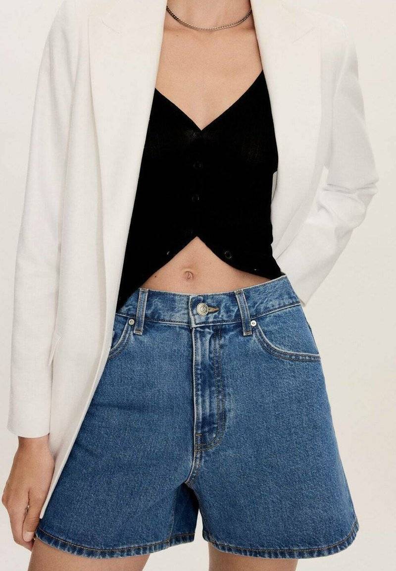 Mango Mango ZOE - Denim shorts - bleu moyen Sonderangebote