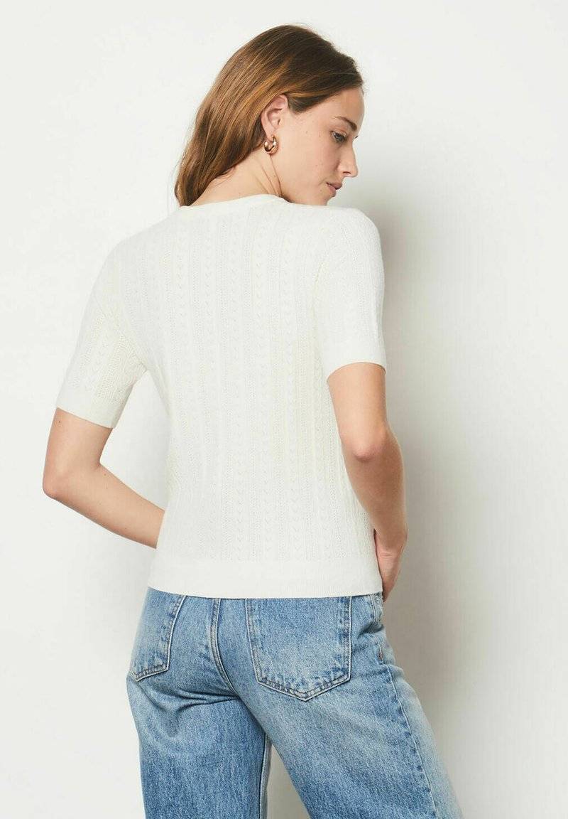 Etam Etam FAUSTINE - Print T-shirt - ecru Riesige Ersparnisse