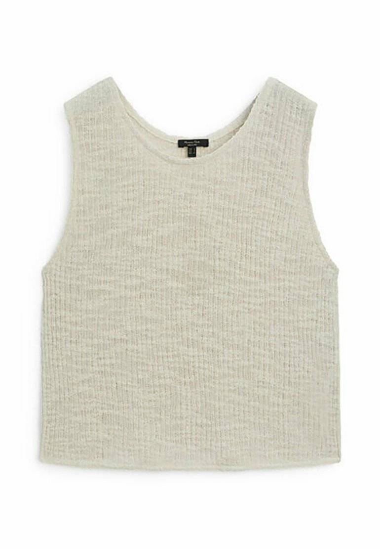 Massimo Dutti Massimo Dutti SLEEVELESS - Top - light brown Kostenlose Rückgabe