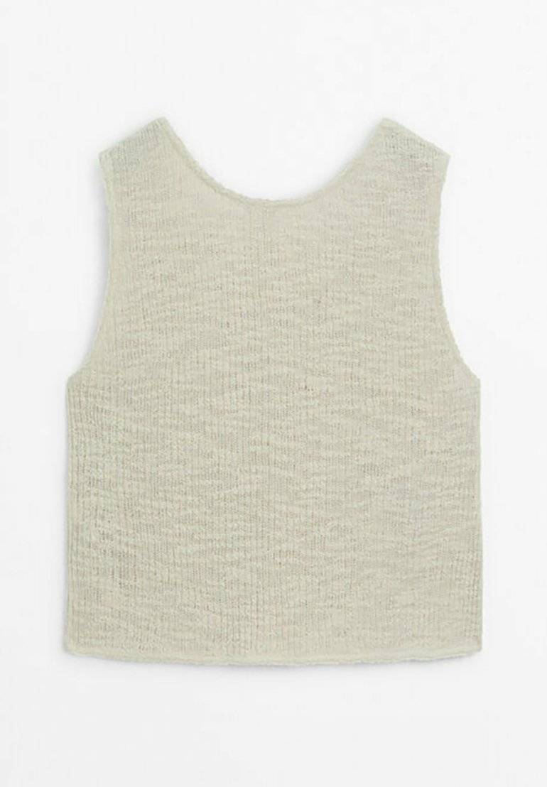 Massimo Dutti Massimo Dutti SLEEVELESS - Top - light brown Kostenlose Rückgabe