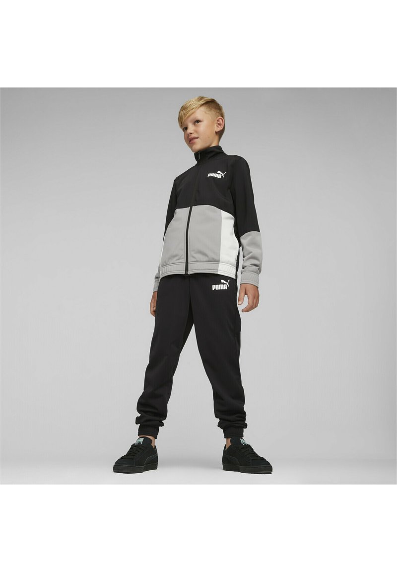 Puma Puma COLORBLOCK SUIT UNISEX SET - Tracksuit - black JETZT KAUFEN