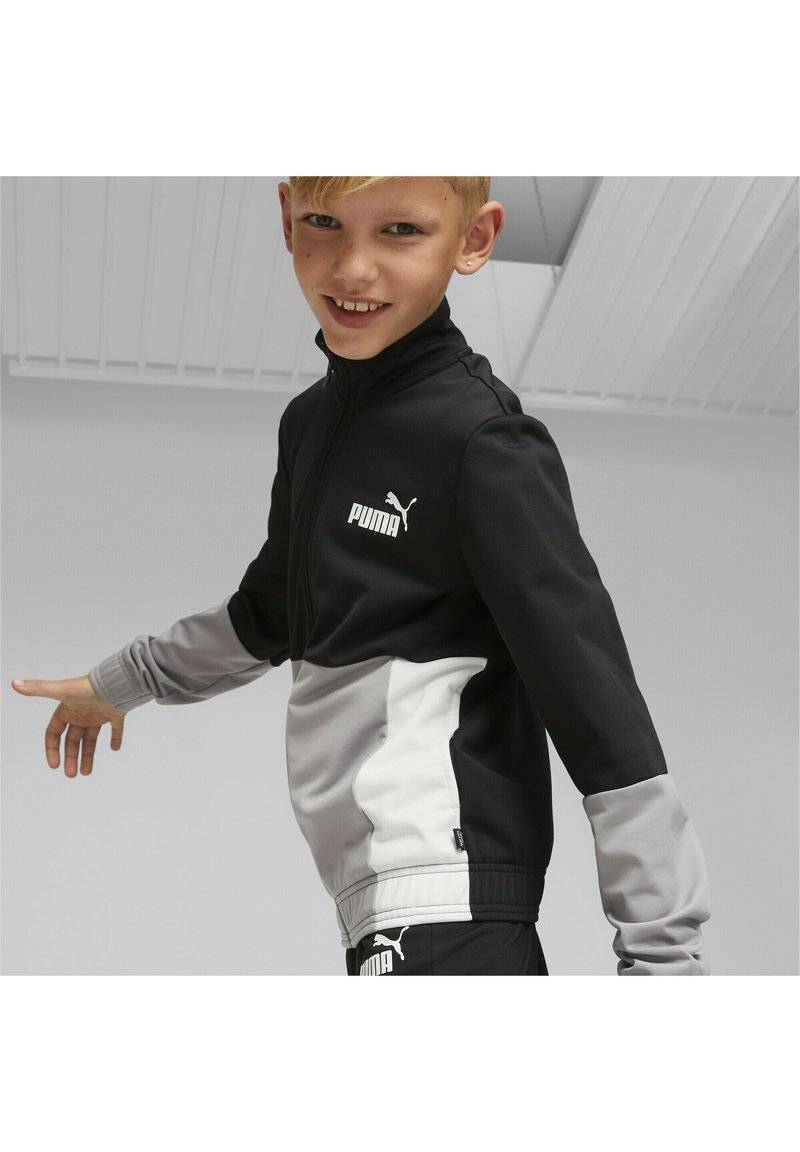 Puma Puma COLORBLOCK SUIT UNISEX SET - Tracksuit - black JETZT KAUFEN