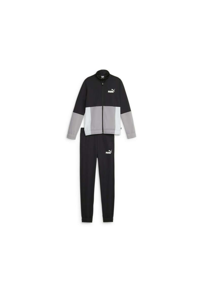 Puma Puma COLORBLOCK SUIT UNISEX SET - Tracksuit - black JETZT KAUFEN