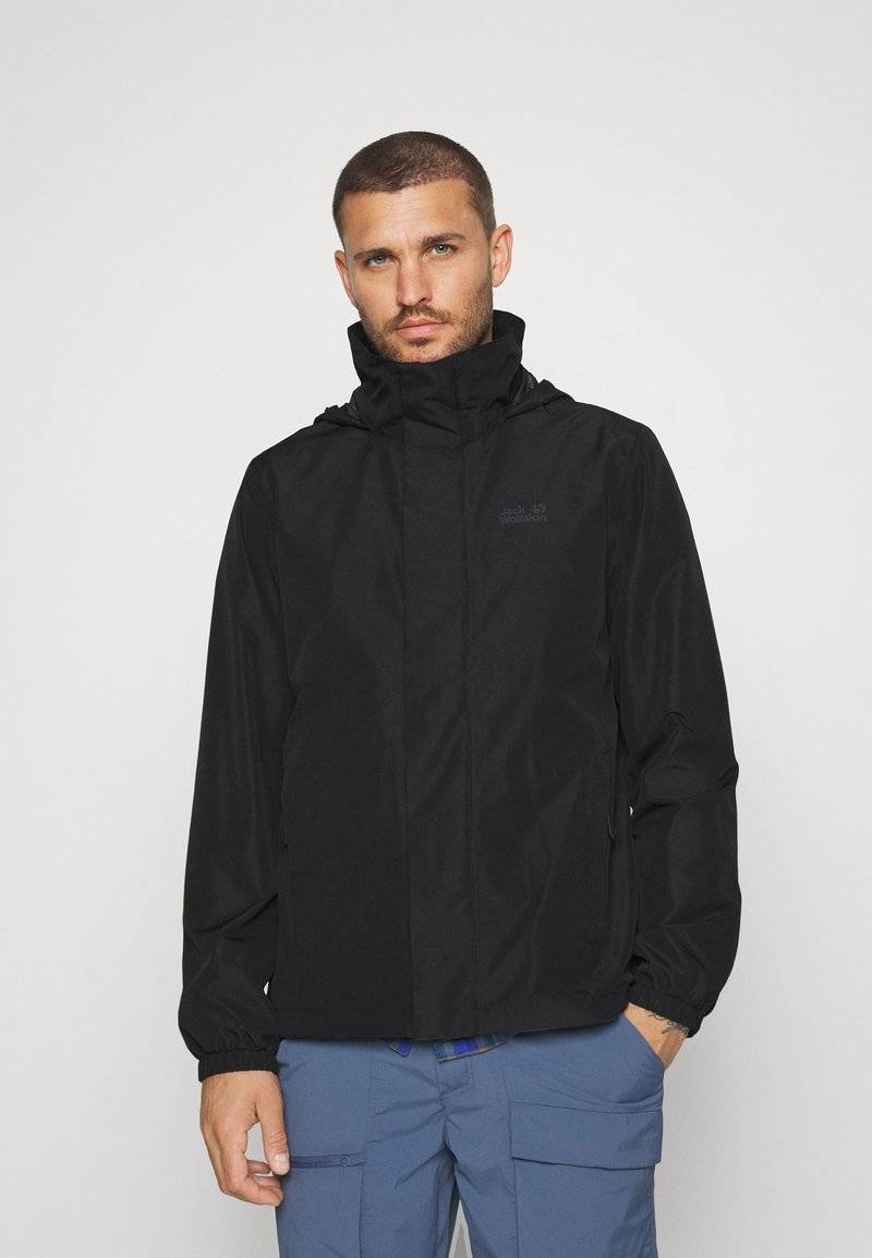 Jack Wolfskin Jack Wolfskin STORMY POINT - Hardshell jacket - black Letzte 2 Tage