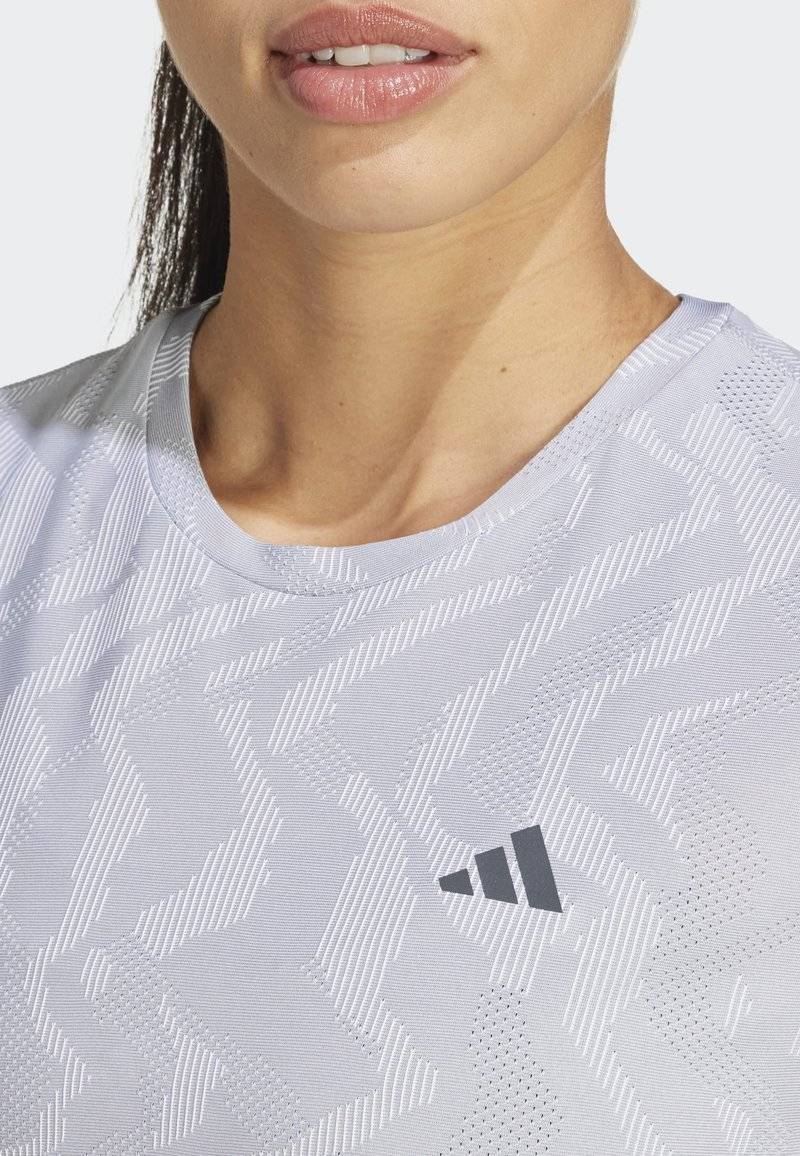 adidas Performance adidas Performance ULTIMATE HEAT.RDY ENGINEERED - Print T-shirt - halo silver Nur für heute