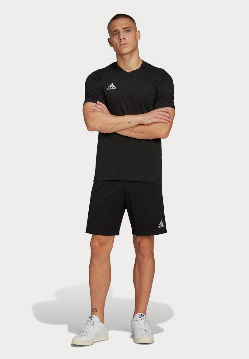 adidas Performance adidas Performance ENTRADA TEE - Print T-shirt - black Exklusivangebot