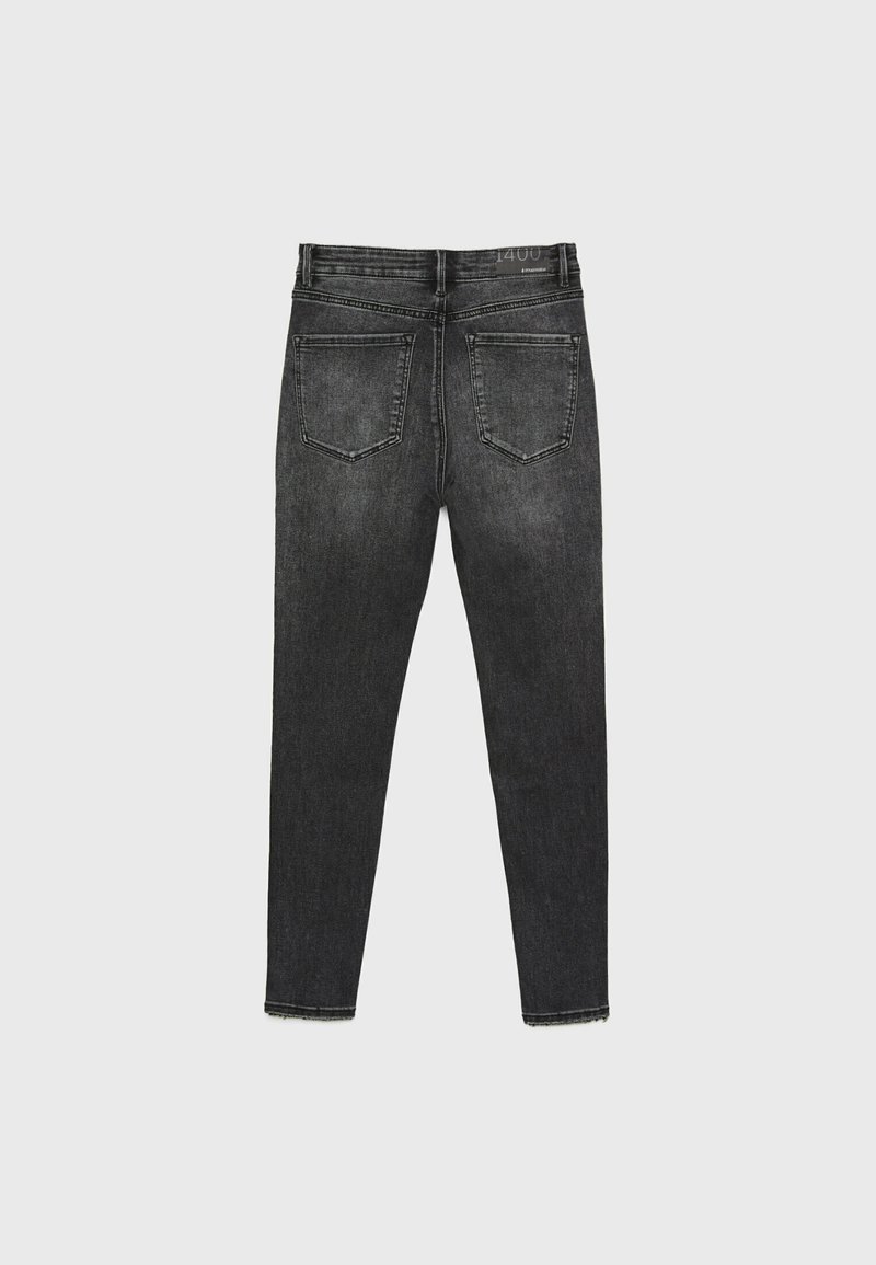 Stradivarius Stradivarius Jeans Skinny Fit - black denim Begrenzte Freigabe