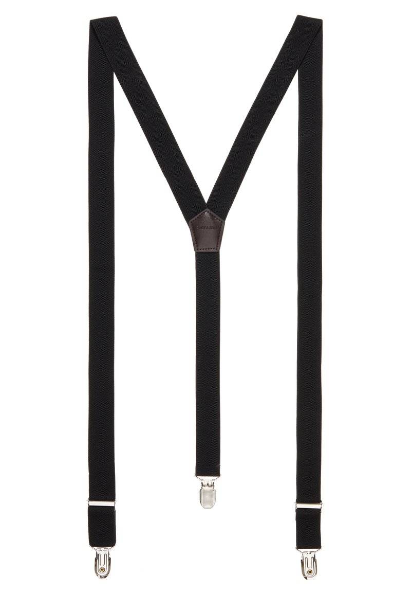 Only & Sons Only & Sons ONSBOWTIE SUSPENDER UNISEX SET - Bow tie - black Zeitbegrenzte Promotion