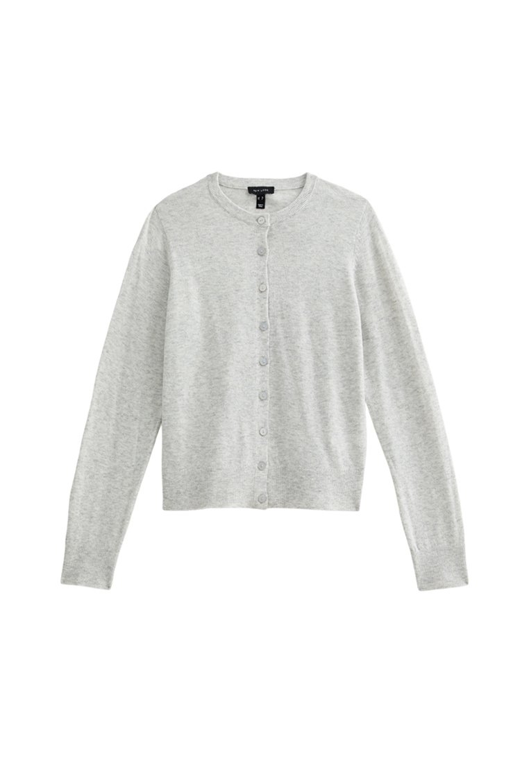 New Look New Look CREW NECK - Cardigan - pale grey Nur für heute